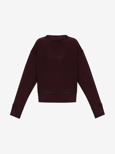 23FW LOGO SWEATSHIRT BURGUNDY S51GU0117 S25570 227